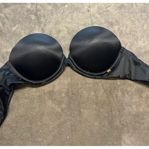 VICTORIAS SECRET Bra 34B Very Sexy Multi Way Black Padded Smooth‎